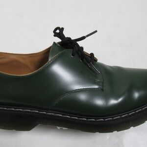 Solovair Men's Green Hi-Shine Gibson Shoe Size 11 US / 10 UK /44.5 EU